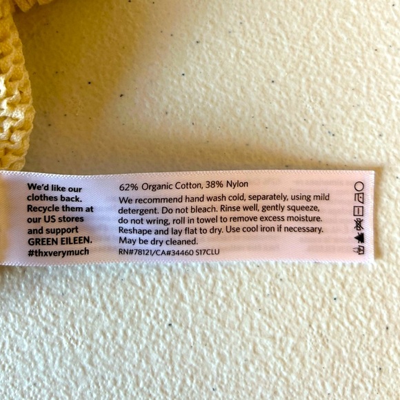 Eileen Fisher Short Sleeve Knit Cotton Blend Sweater Size XL - Picture 3 of 4